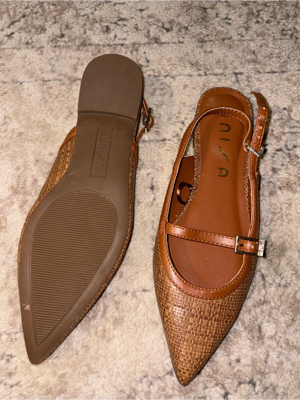 Open back flats